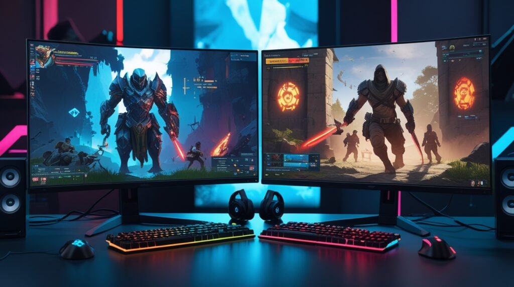 Como Escolher o Melhor Monitor para seu Estilo de Jogo Comparação entre Taxa de Atualização