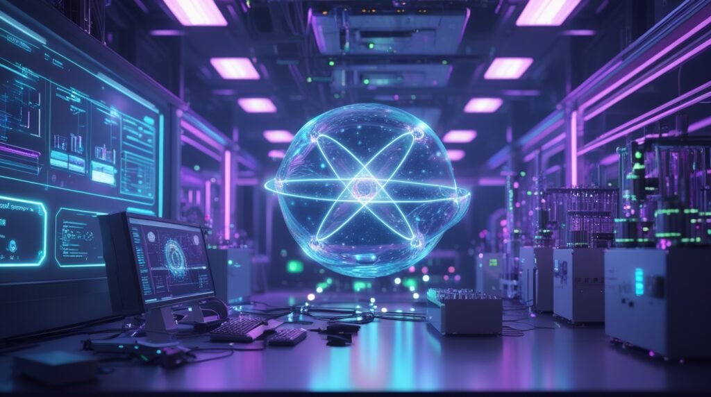 Computador quântico com qubit