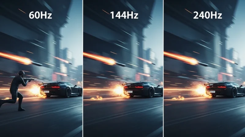 Mito ou Realidade? A Diferença Prática entre 60Hz, 144Hz e 240Hz para Jogadores Casuais