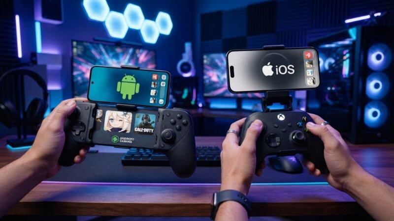 Controle para celular: como escolher um gamepad compatível com Android e iPhone em 2026